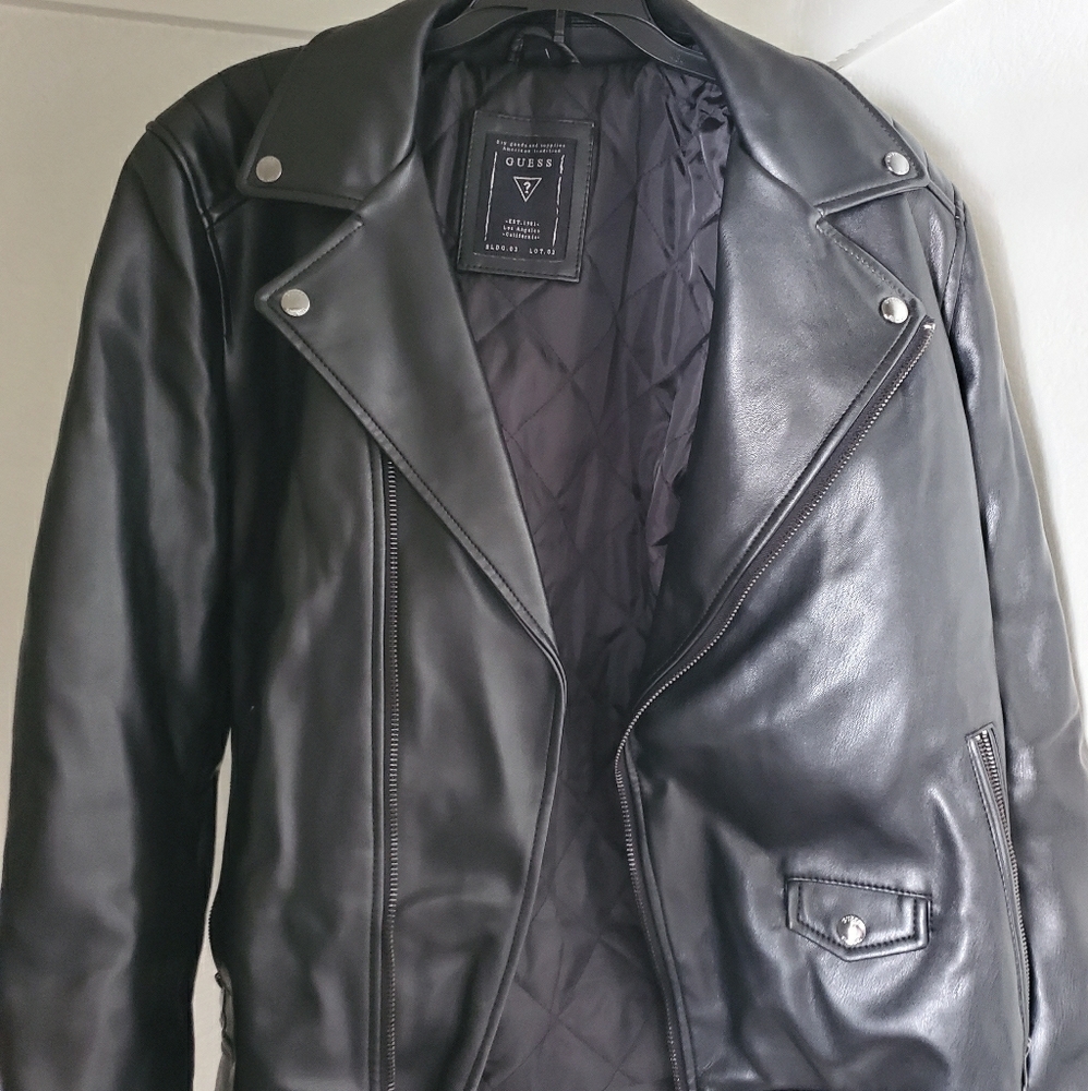 Guess faux leather coat
